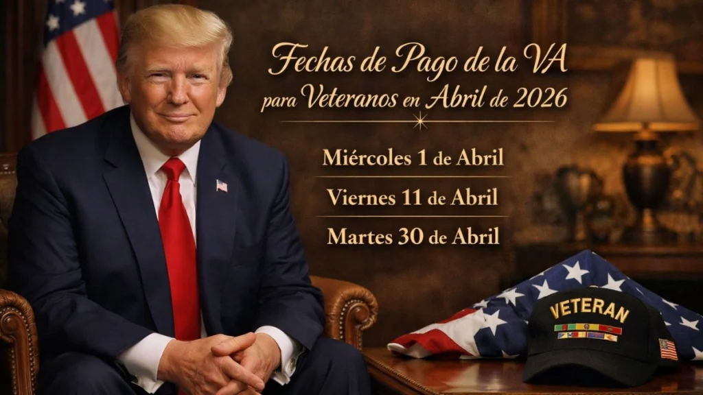 Fechas de Pago de la VA para Veteranos en Abril de 2026