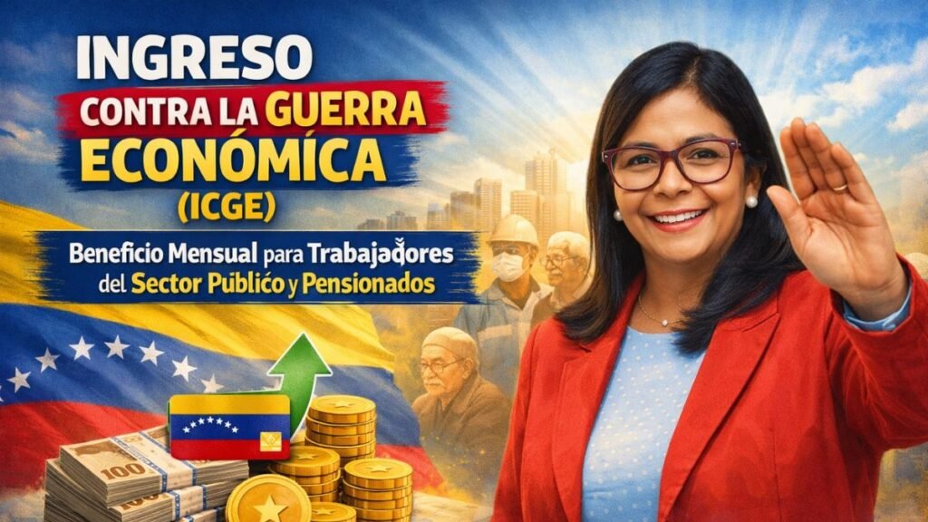 Ingreso Contra la Guerra Económica (ICGE) - Beneficio Mensual para Trabajadores del Sector Público y Pensionados