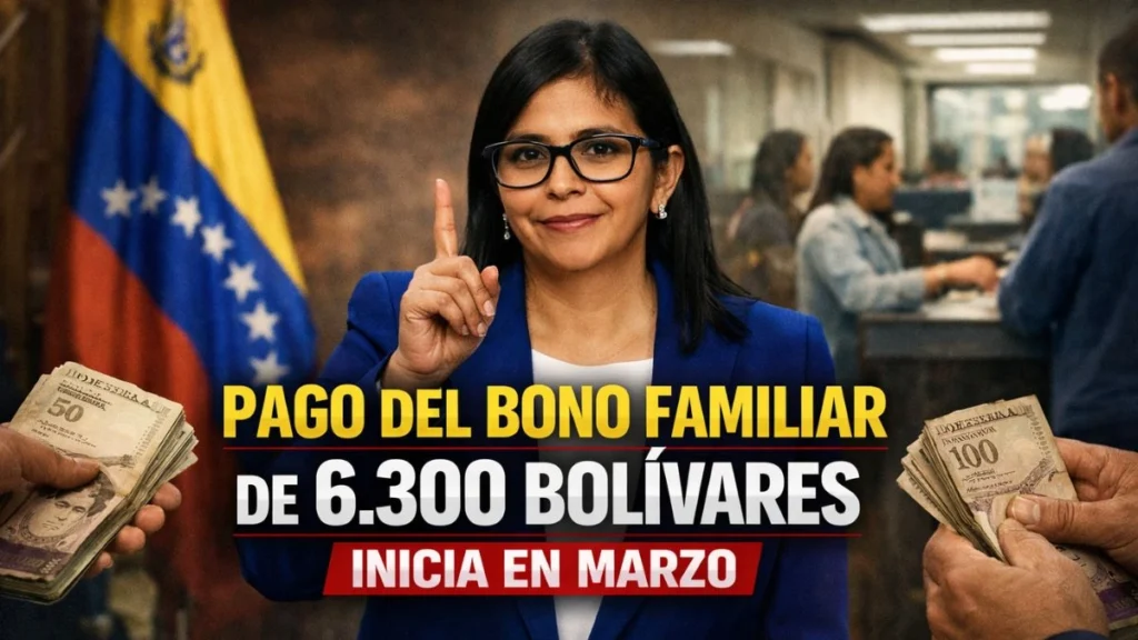 Pago Del Bono Familiar De 6.300 Bolívares Inicia En Marzo