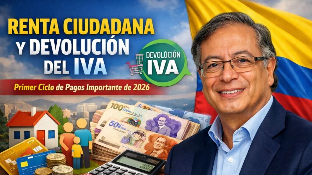 Renta Ciudadana y Devolución del IVA - Primer Ciclo de Pagos Importante de 2026