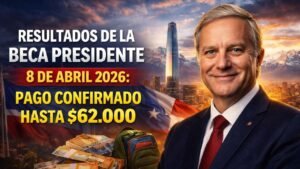 Resultados de la Beca Presidente 8 de abril 2026: Pago confirmado hasta $62.000