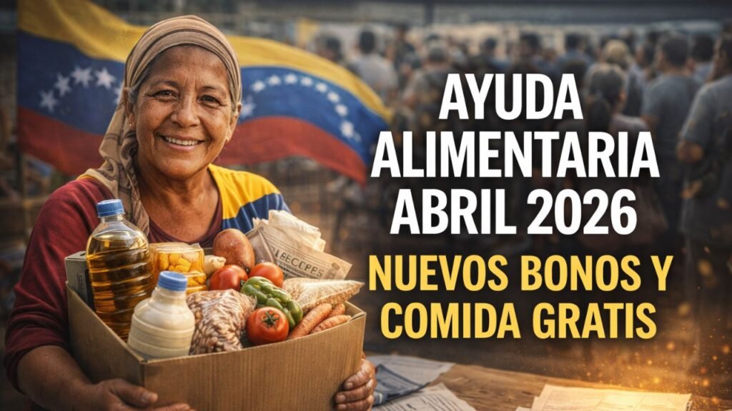 Ayuda Alimentaria Abril 2026: Nuevos Bonos y Comida Gratis