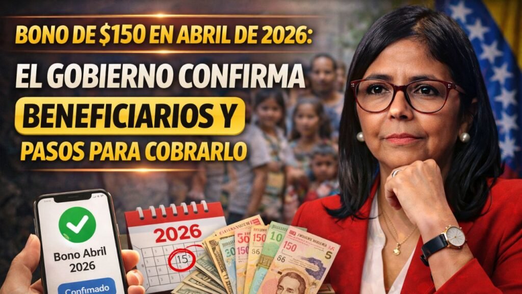 Bono de $150 en abril de 2026: el Gobierno confirma beneficiarios y pasos para cobrarlo