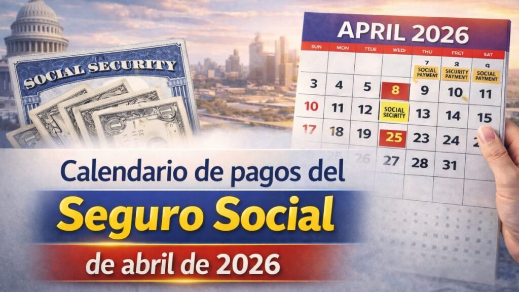 Calendario de pagos del Seguro Social de abril de 2026