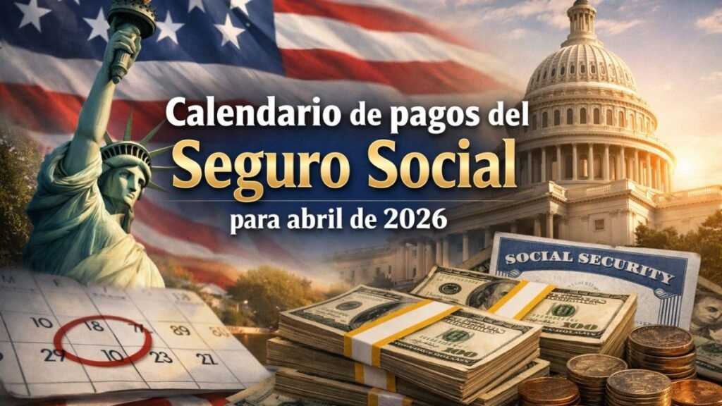 Calendario de pagos del Seguro Social para abril de 2026