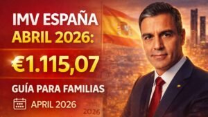 IMV España abril 2026: pago de €1.115,07 y guía para familias