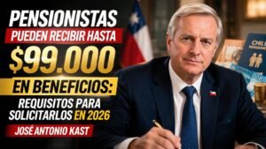 Pensionistas pueden recibir hasta $99.000 en beneficios: requisitos para solicitarlos en 2026